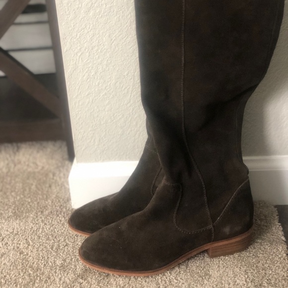 Steven by Steve Madden Elodie Brown Leather Boots - Picture 4 of 8